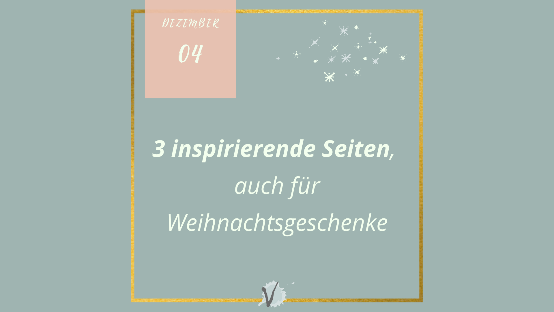 Read more about the article 4. Türchen: 3 inspirierende Websites