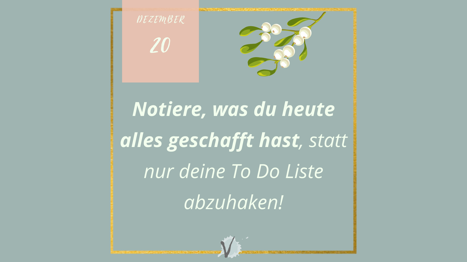 Read more about the article 20. Türchen: Schreibe tägliche Erfolge nieder!