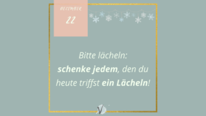 Read more about the article 22. Türchen: Bitte lächeln!